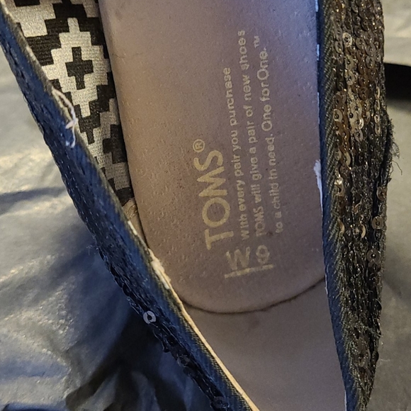 Tom's Glitter Wedge - Picture 4 of 4